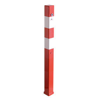 Parkeerpalen met 8 mm driekantslot